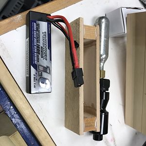 hard case battery mount