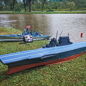 USS North Carolina and USS Saratoga - NATS 2020